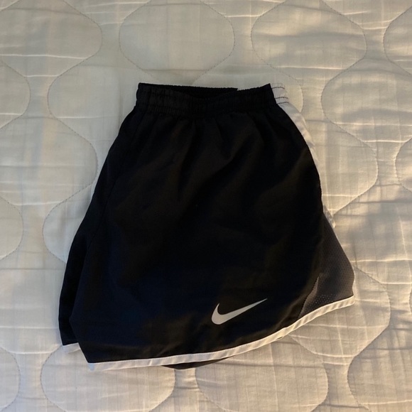Nike Black and White Dri Fit Running Shorts - Picture 3 of 3